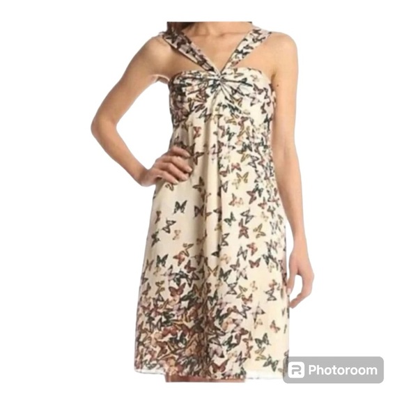 Ted Baker London Dresses & Skirts - Ted Baker London Butterfly Halter Dantout Dress Women Size 8
